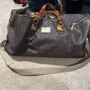 Michael Kors Brown Duffel Bag